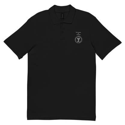 Mossad - Never an accident men's pique polo shirt