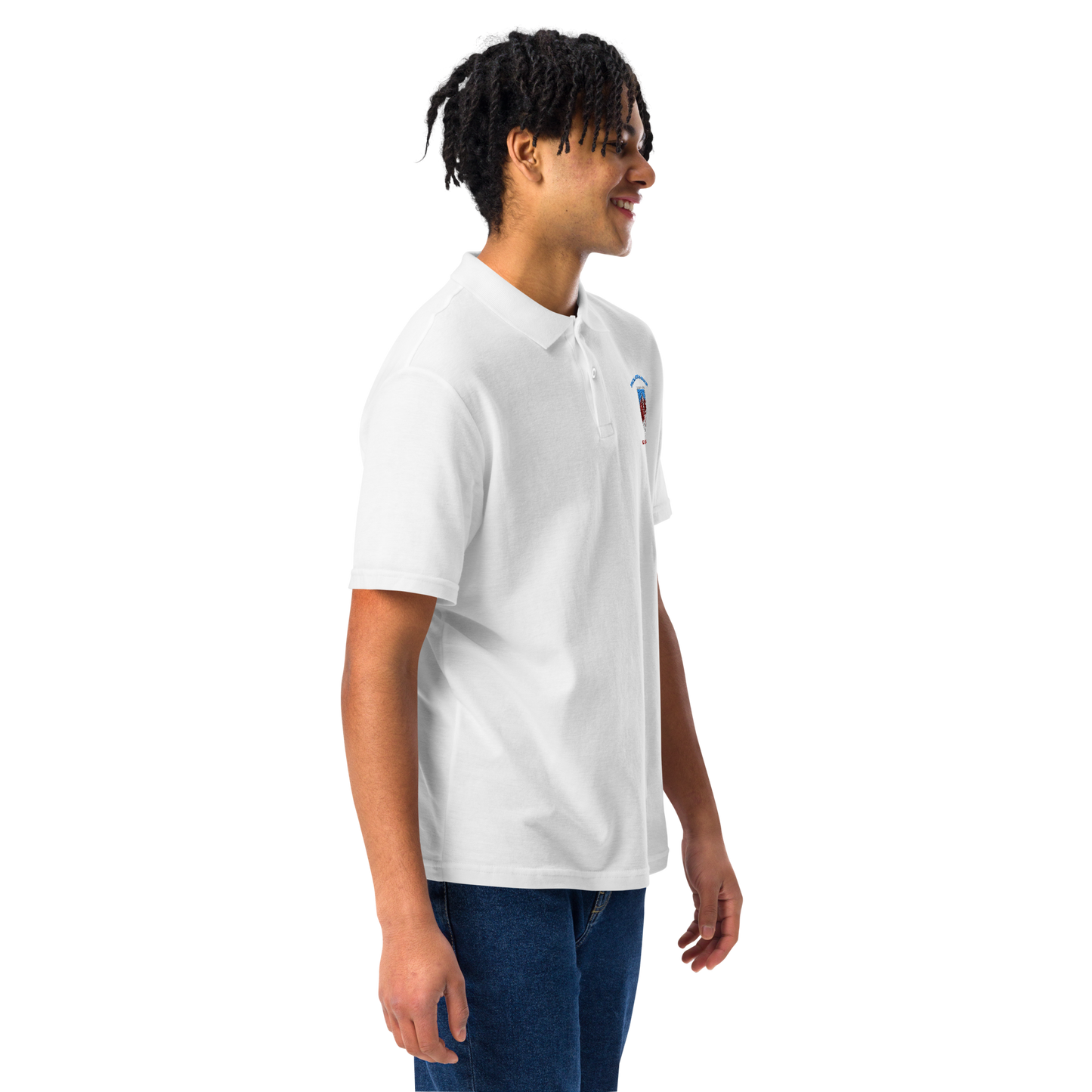 Mt Hermon Alpine Unit men's  pique polo shirt