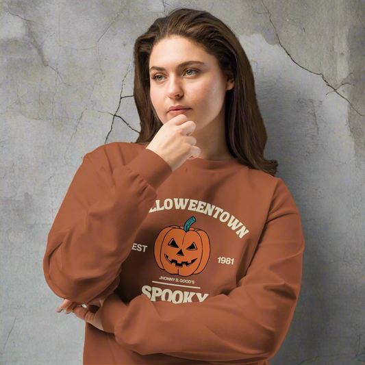 Holloweentown Film Night Unisex Premium heavyweight long sleeve shirt