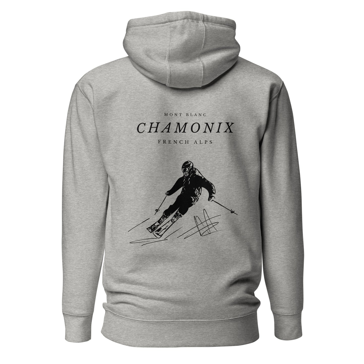 Chamonix skiing club Men skiing hoodie