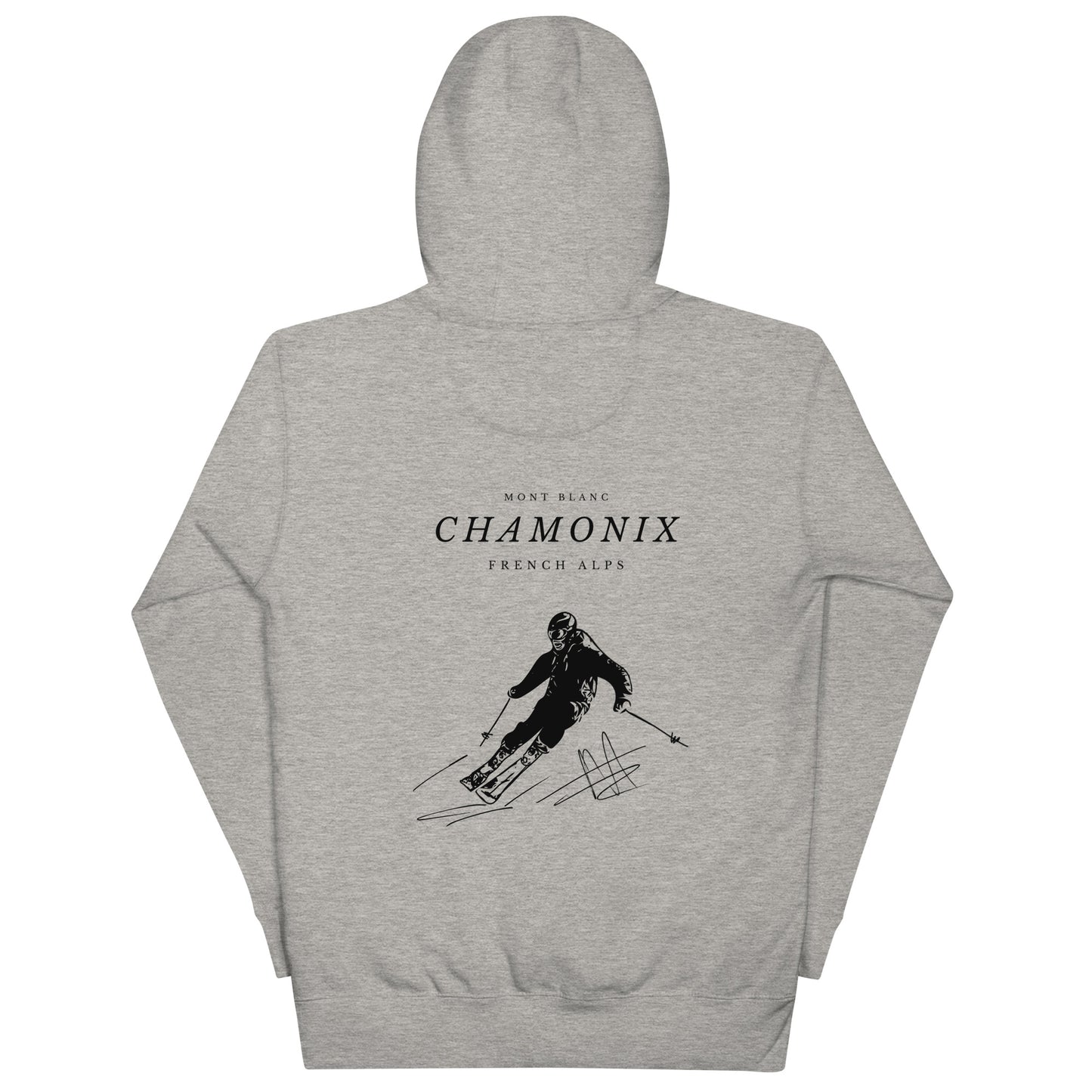 Chamonix skiing club Men skiing hoodie