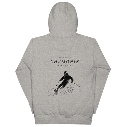 Chamonix skiing club women's skiing hoodie