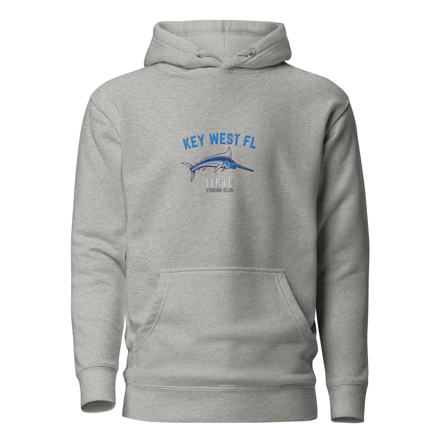 Key West Deep Sea Fishing Embroidered Unisex Hoodie