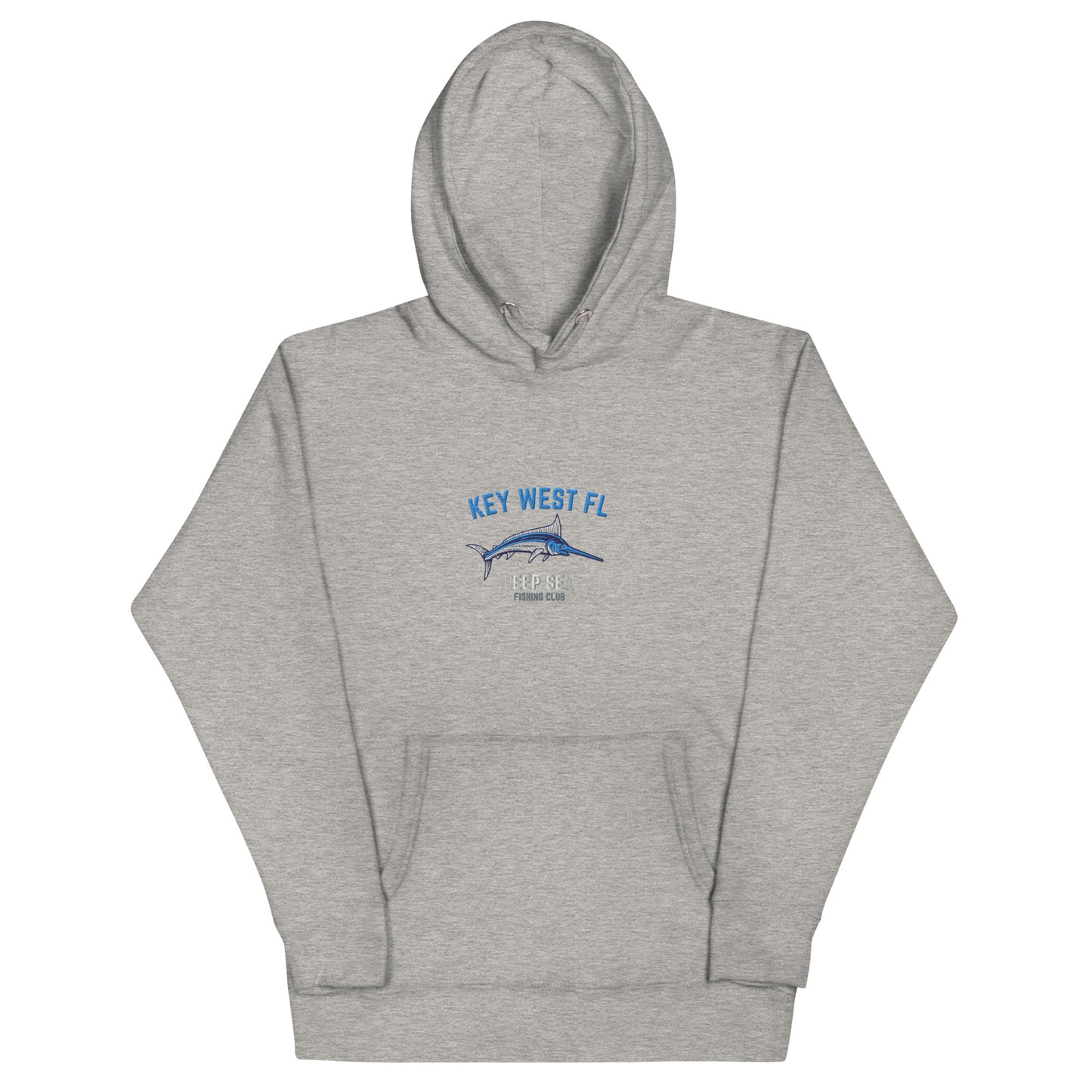 Key West Deep Sea Fishing Embroidered Unisex Hoodie