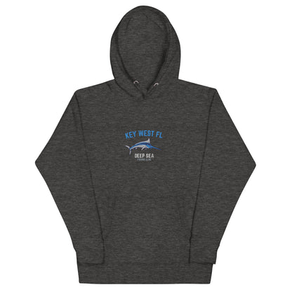 Key West Deep Sea Fishing Embroidered Unisex Hoodie