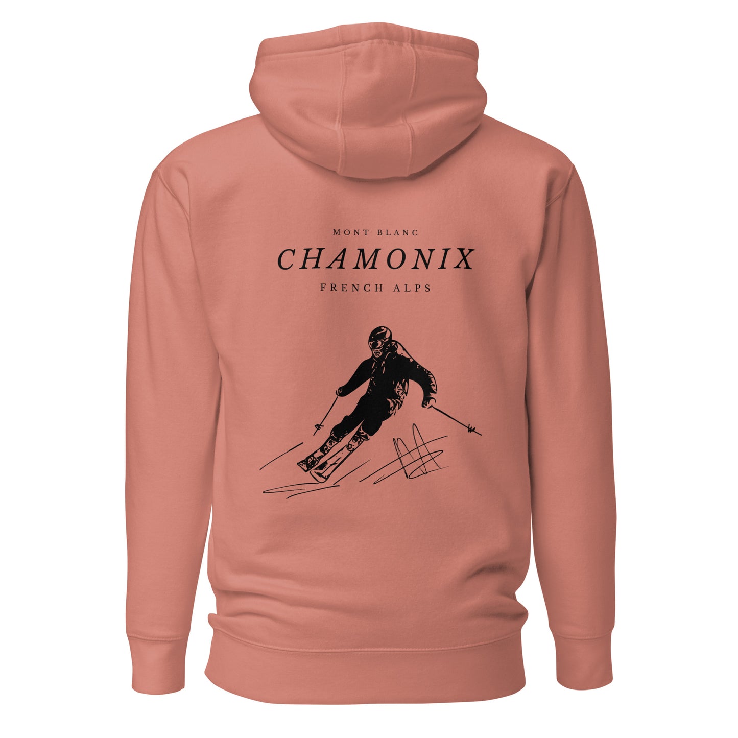 Chamonix skiing club Men skiing hoodie