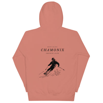 Chamonix skiing club Men skiing hoodie