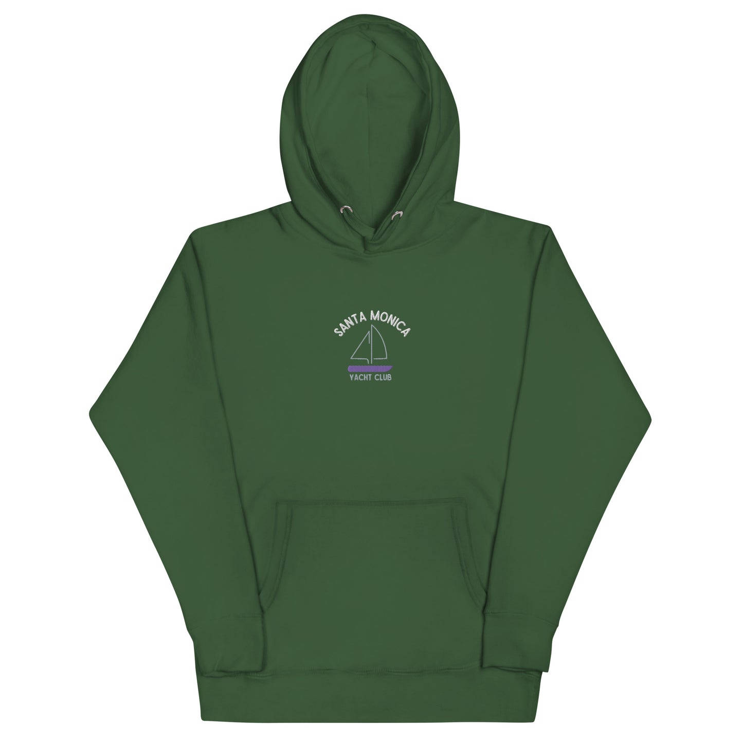 Santa Monica Yacht Club Embroidered Unisex Hoodie