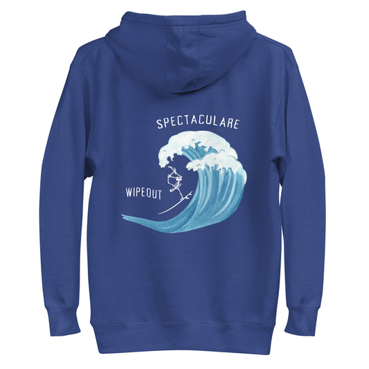 picture of blue graphic surfing hoodie