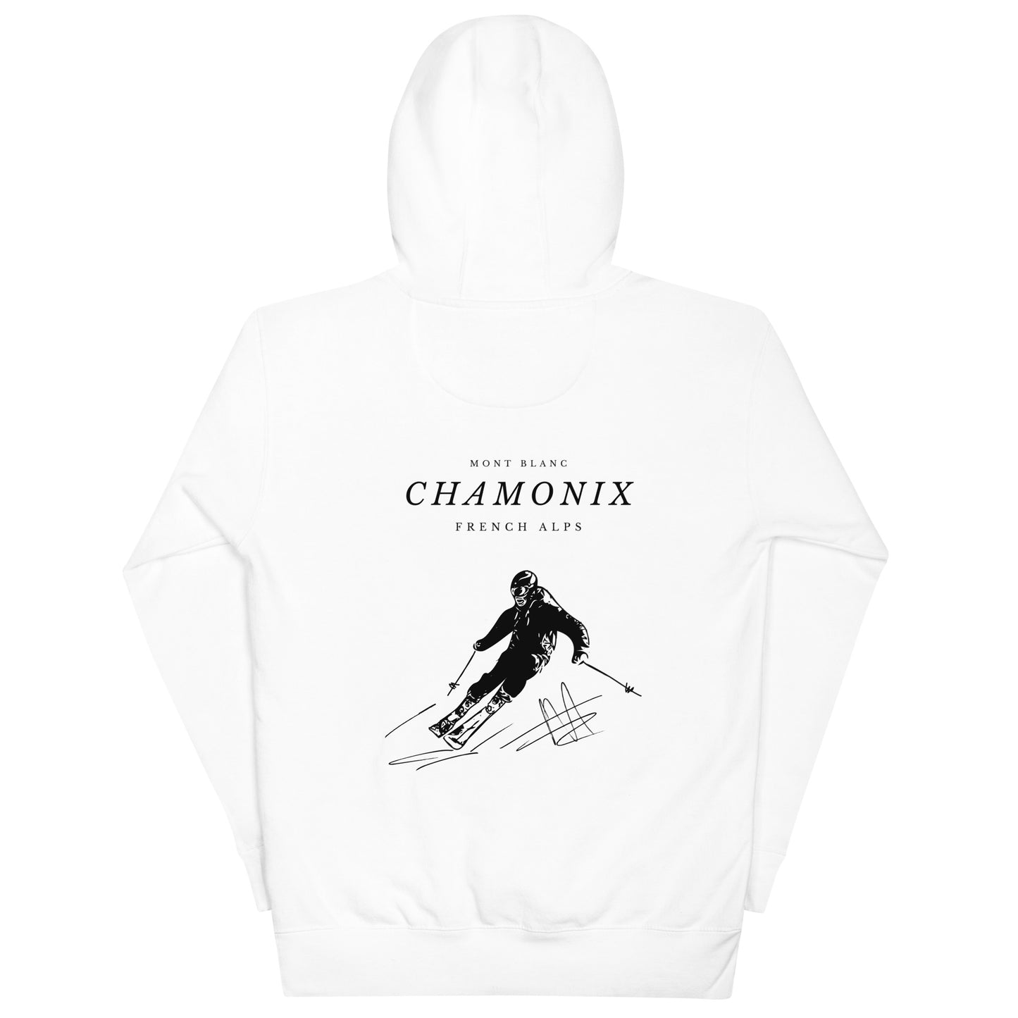 Chamonix skiing club Men skiing hoodie