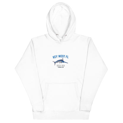 Key West Deep Sea Fishing Embroidered Unisex Hoodie