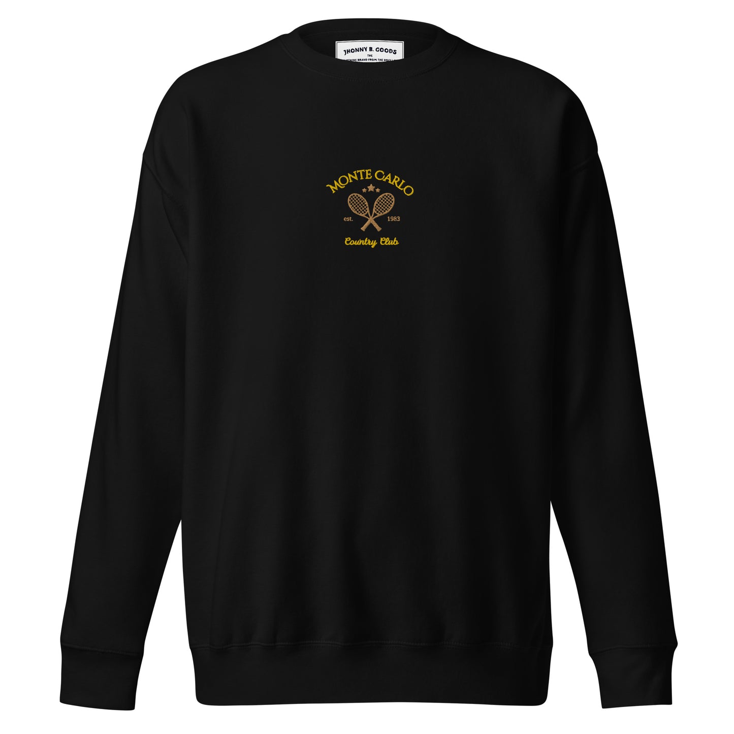 Monte Carlo Tennis Club Embroidered men Premium Sweatshirt