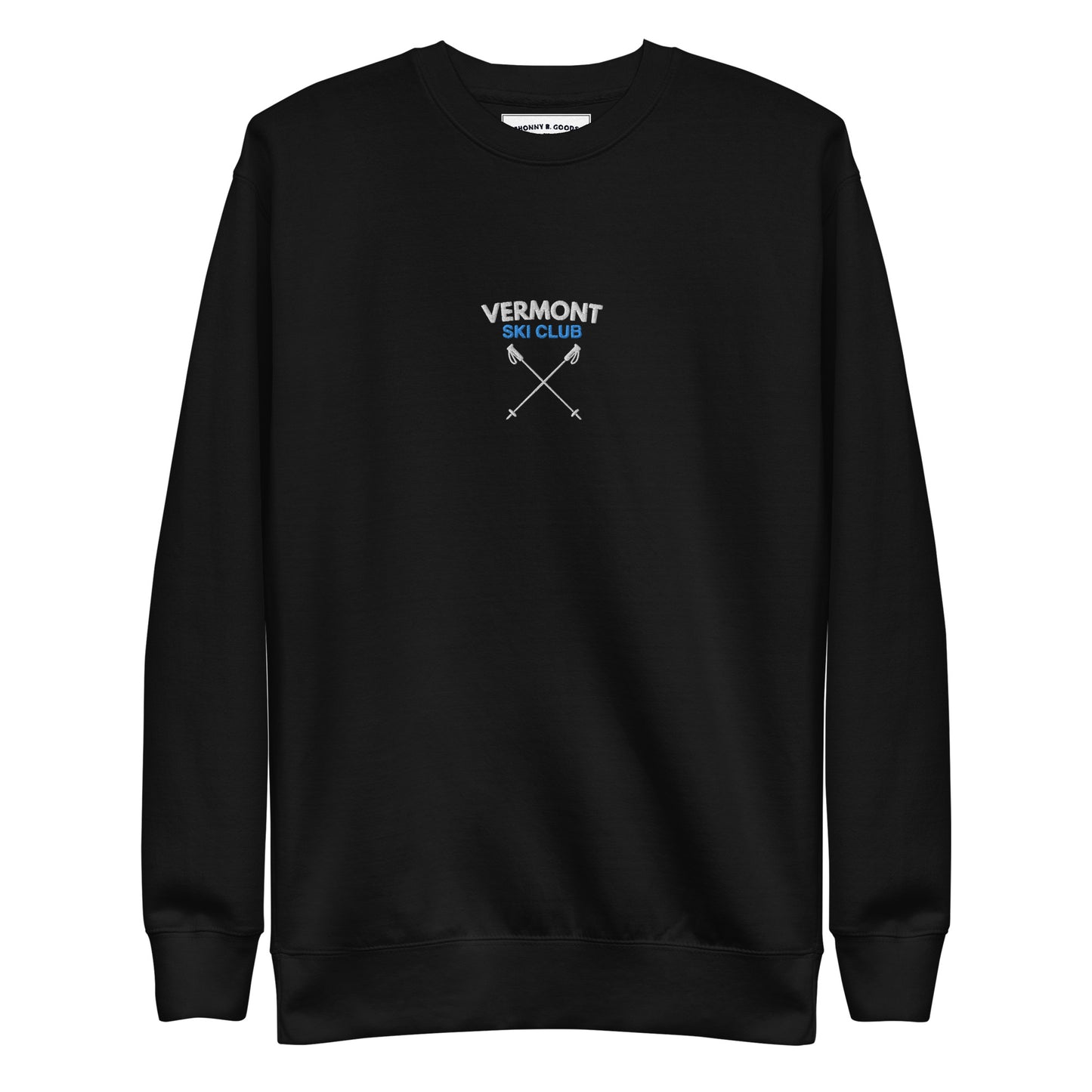 Vermont Ski Club Embroidered men Premium Sweatshirt