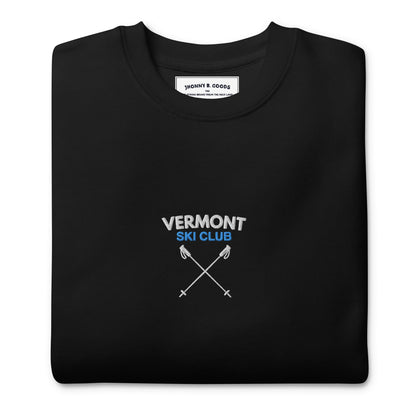 Vermont Ski Club Embroidered women's Premium Sweatshirt