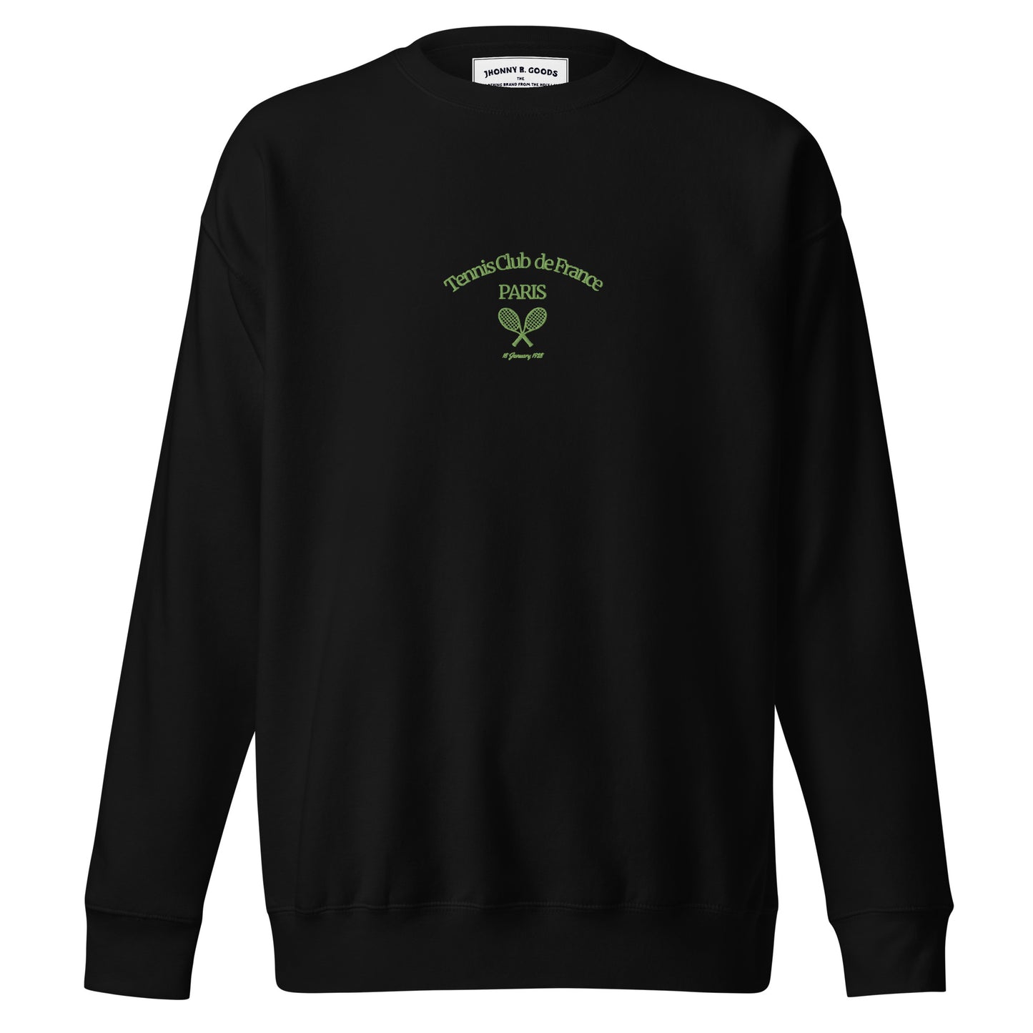 Paris Tennis Club Embroidered men Premium Sweatshirt