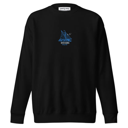 Outer Banks Sailing Club Embroidered women's Premium Sweatshirt