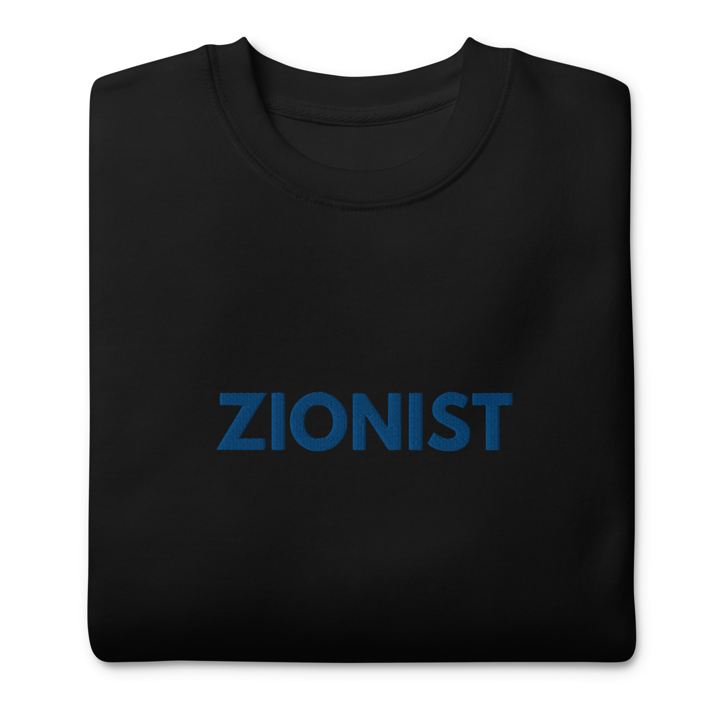 Zionist women's embroiderd Premium Sweatshirt