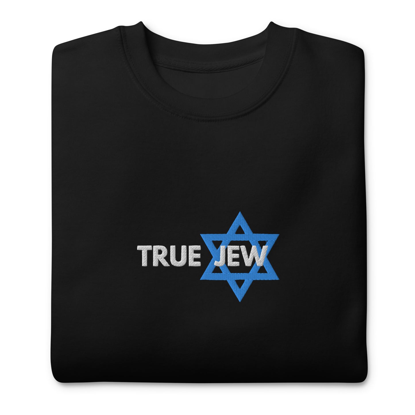 True Jew womens embroidered Premium Sweatshirt