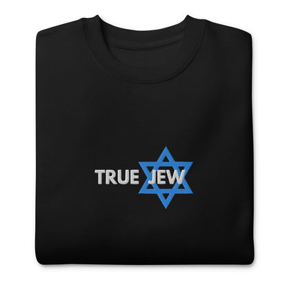 True Jew womens embroidered Premium Sweatshirt