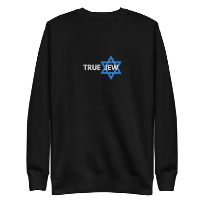 True Jew womens embroidered Premium Sweatshirt