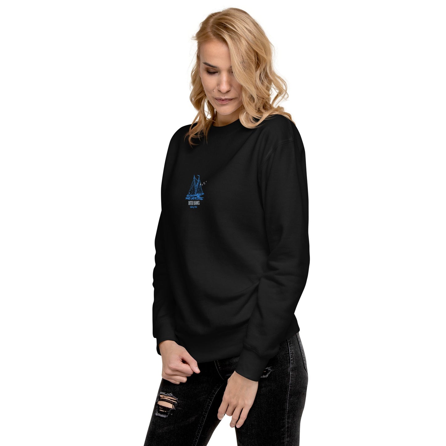 Outer Banks Sailing Club Embroidered women's Premium Sweatshirt