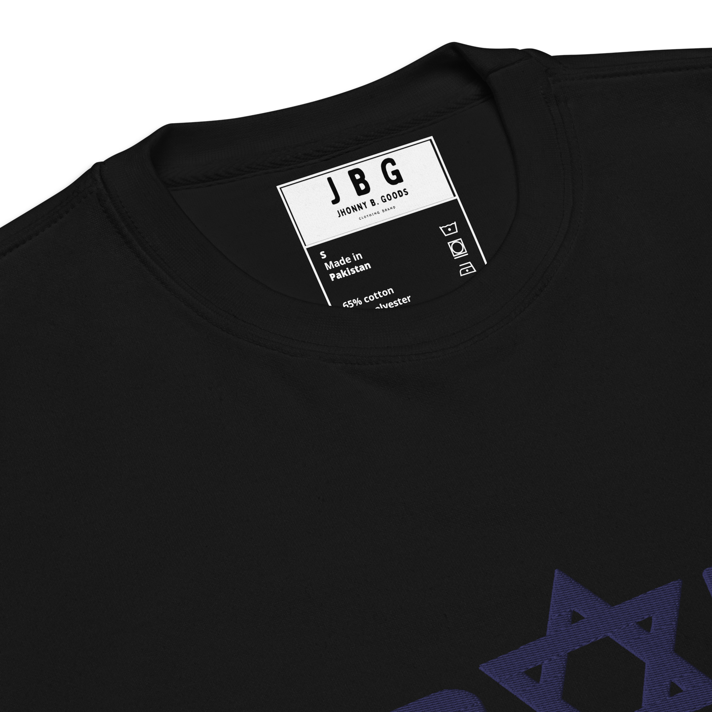 Proud Jew Blue Embroidered Premium Sweatshirt