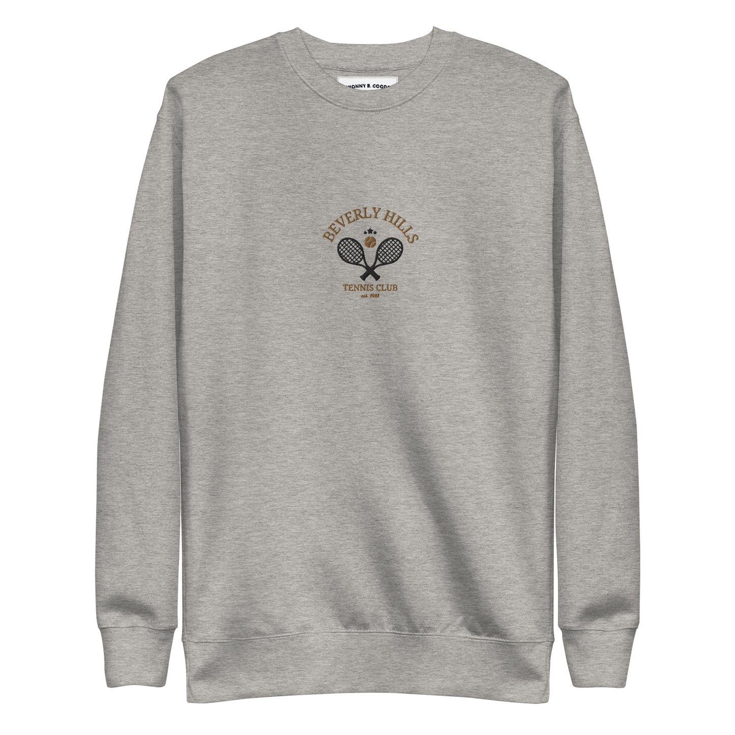 Beverly Hills Tennis Club Embroidered men Premium Sweatshirt