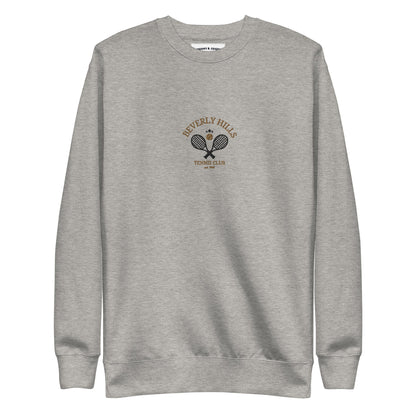 Beverly Hills Tennis Club Embroidered women's Premium Sweatshirt