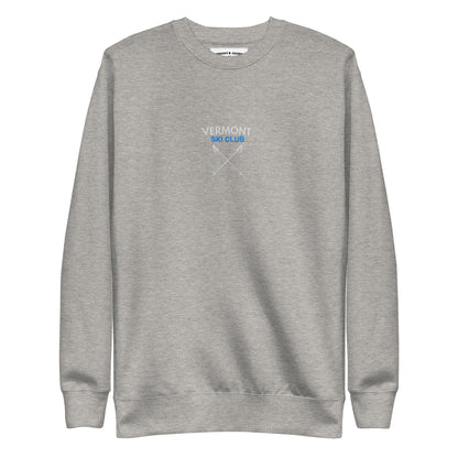 Vermont Ski Club Embroidered men Premium Sweatshirt