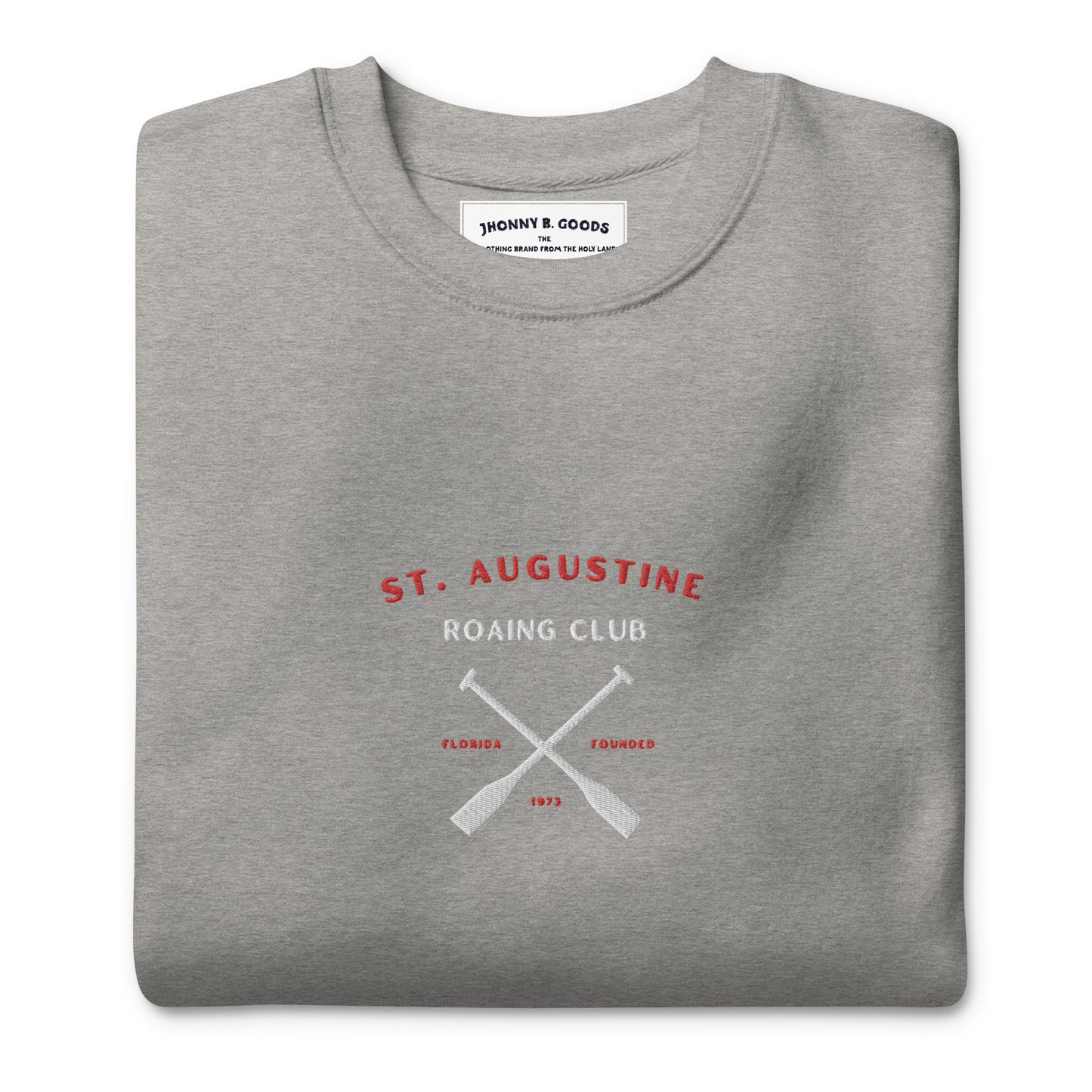 St. Augustine Rowing Club Embroidered Unisex Premium Sweatshirt