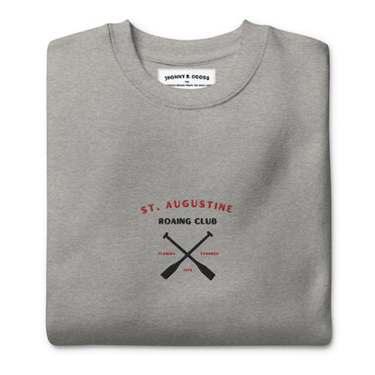 St. Augustine Rowing Club Embroidered light colors Unisex Premium Sweatshirt