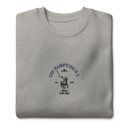 The Hamptons New York Polo Club Embroidered men Premium Sweatshirt