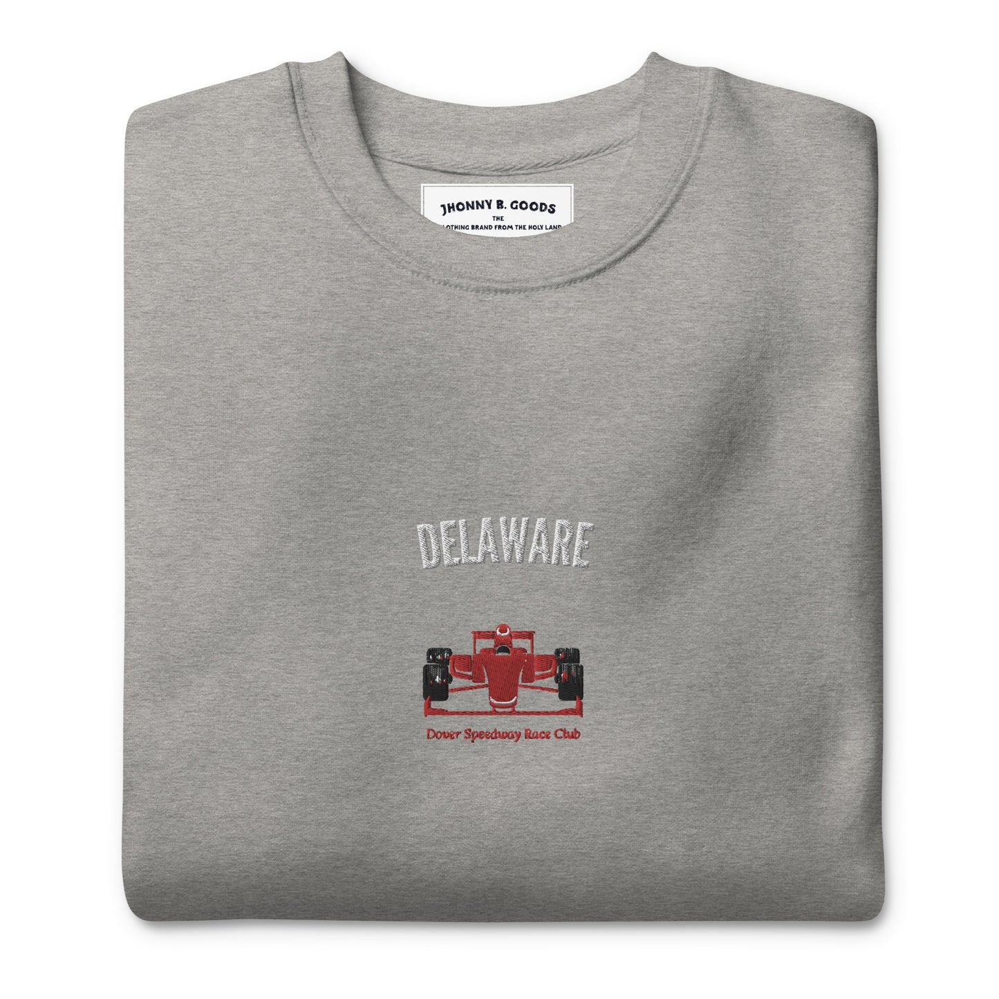 Delaware Racing Embroiderd Unisex Premium Sweatshirt