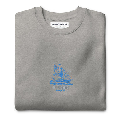 Outer Banks Sailing Club Embroidered men Premium Sweatshirt