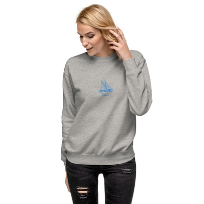 Outer Banks Sailing Club Embroidered women's Premium Sweatshirt