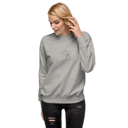 Boca Raton Cocktails & tennis Club Embroiderd women's Premium Sweatshirt