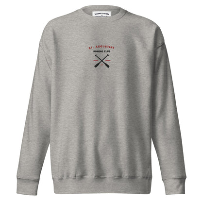 St. Augustine Rowing Club Embroidered  (black) women's Premium Sweatshirt