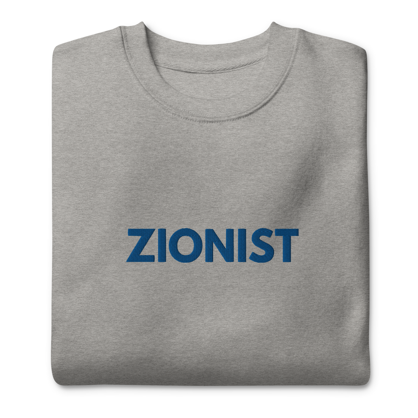 Zionist women's embroiderd Premium Sweatshirt