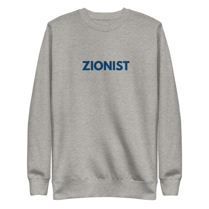 Zionist women's embroiderd Premium Sweatshirt