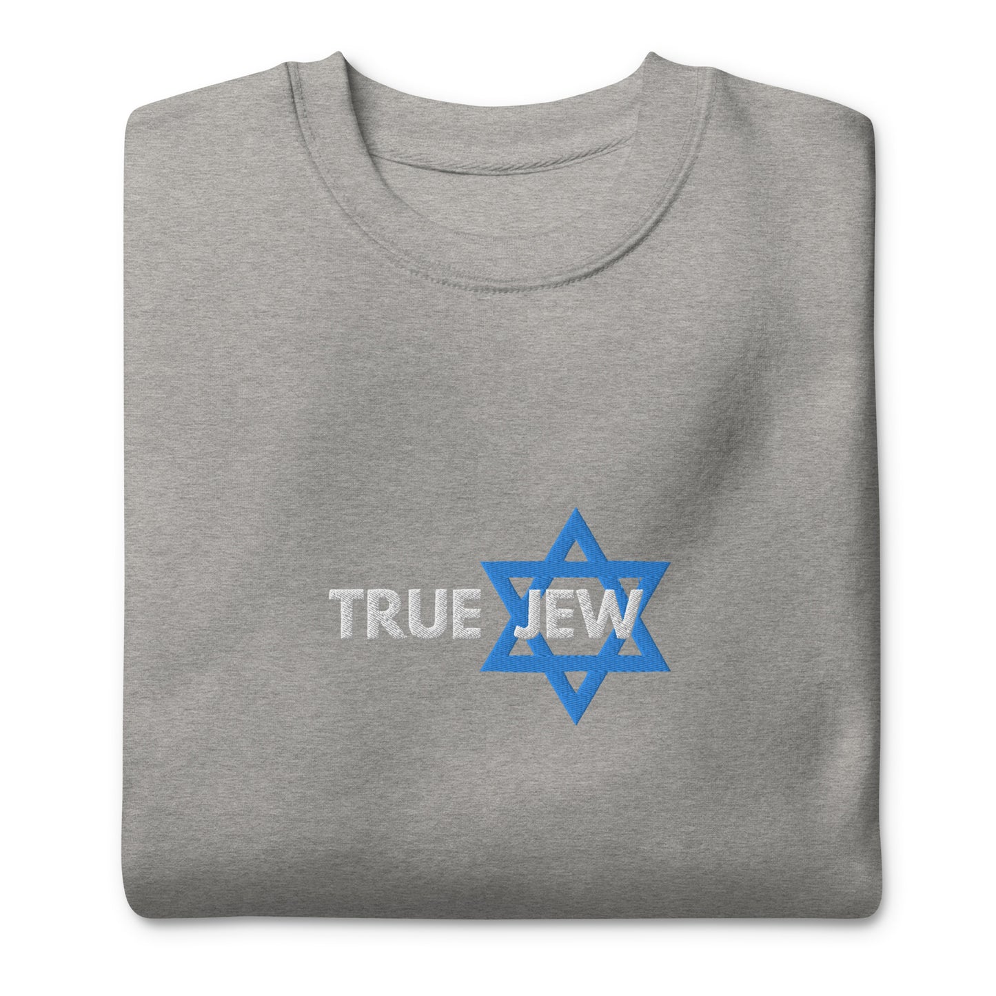 True Jew womens embroidered Premium Sweatshirt