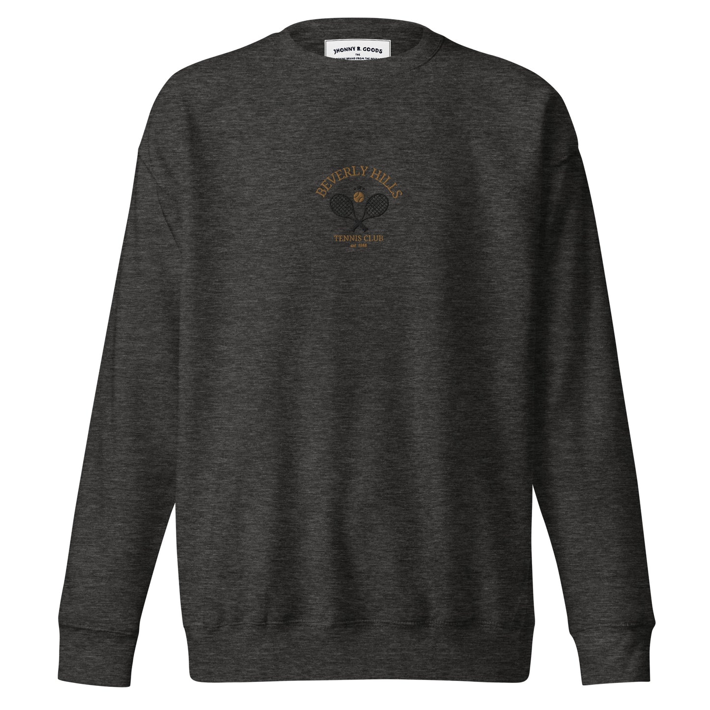 Beverly Hills Tennis Club Embroidered men Premium Sweatshirt