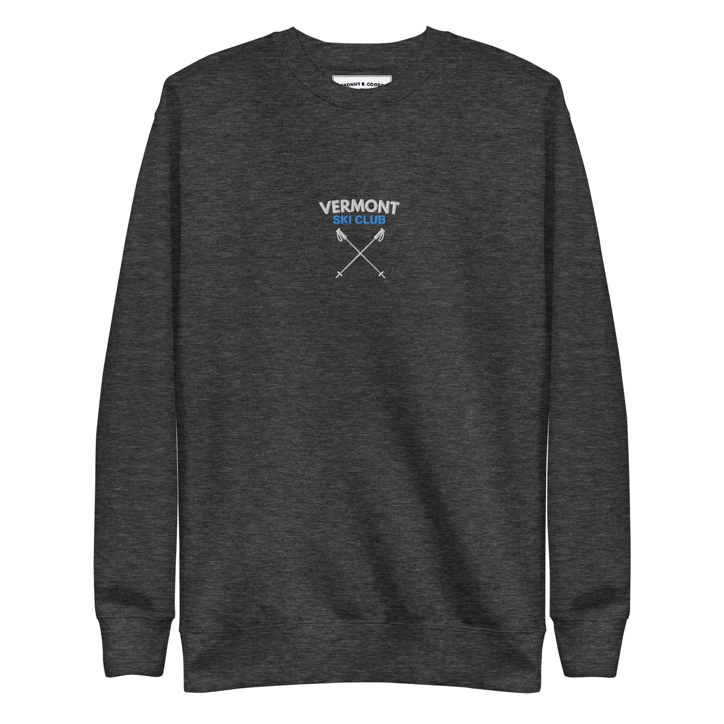 Vermont Ski Club Embroidered men Premium Sweatshirt