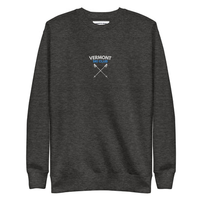 Vermont Ski Club Embroidered men Premium Sweatshirt