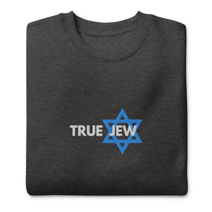 True Jew womens embroidered Premium Sweatshirt