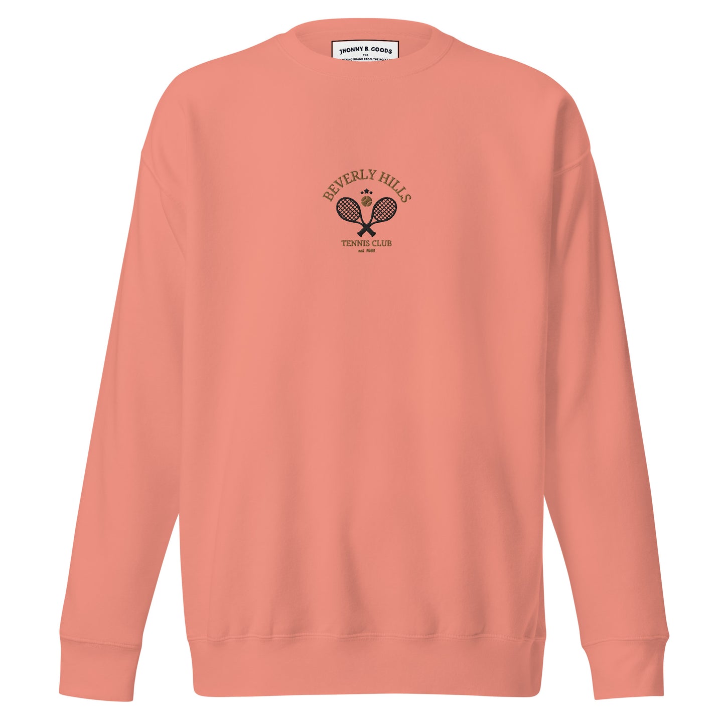 Beverly Hills Tennis Club Embroidered men Premium Sweatshirt