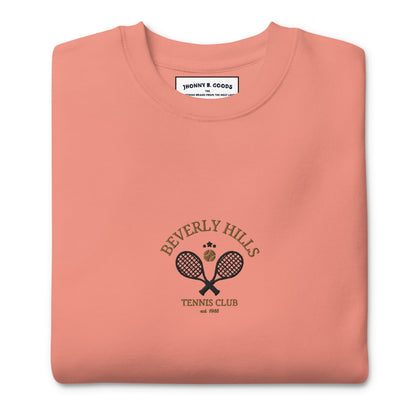 Beverly Hills Tennis Club Embroidered women's Premium Sweatshirt