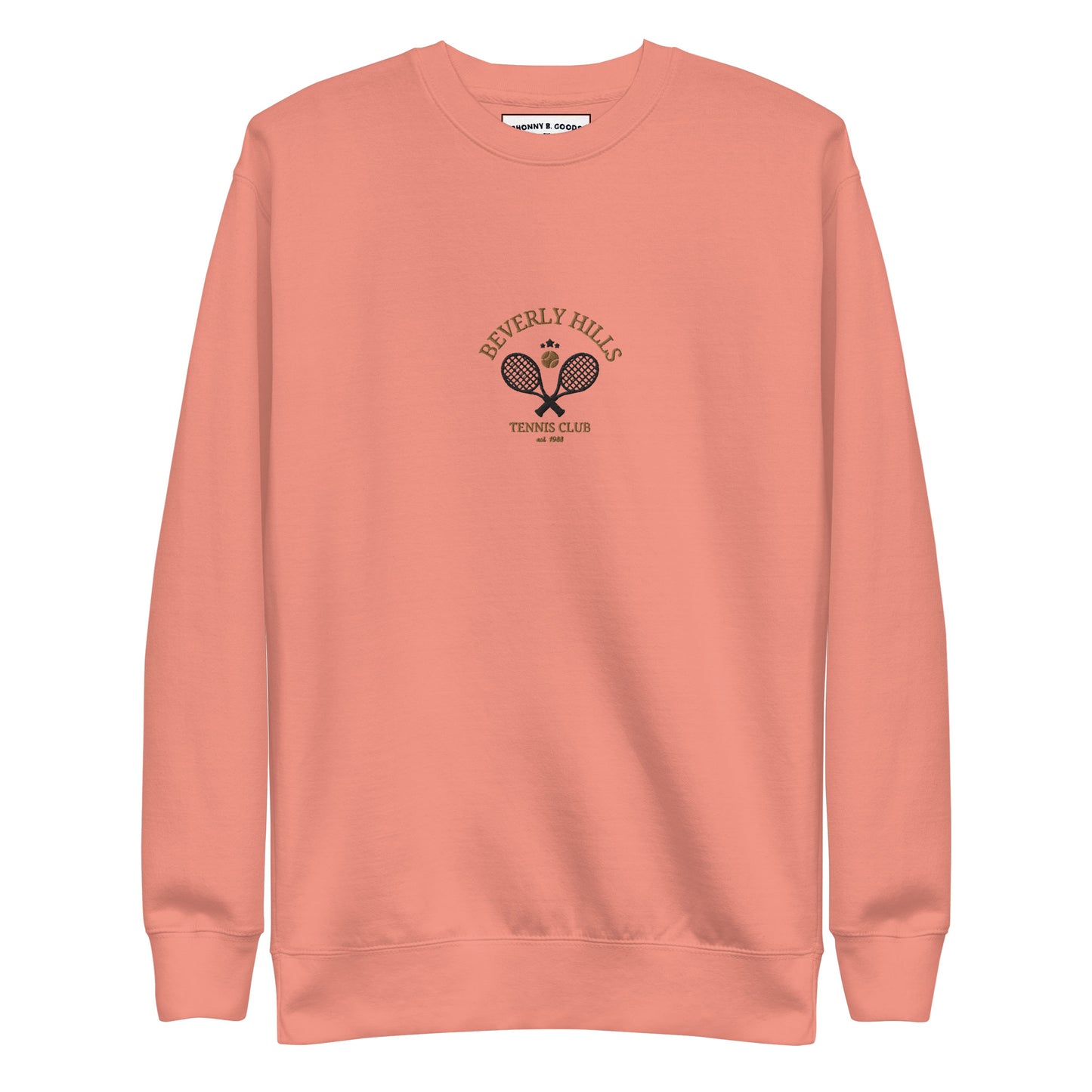 Beverly Hills Tennis Club Embroidered men Premium Sweatshirt