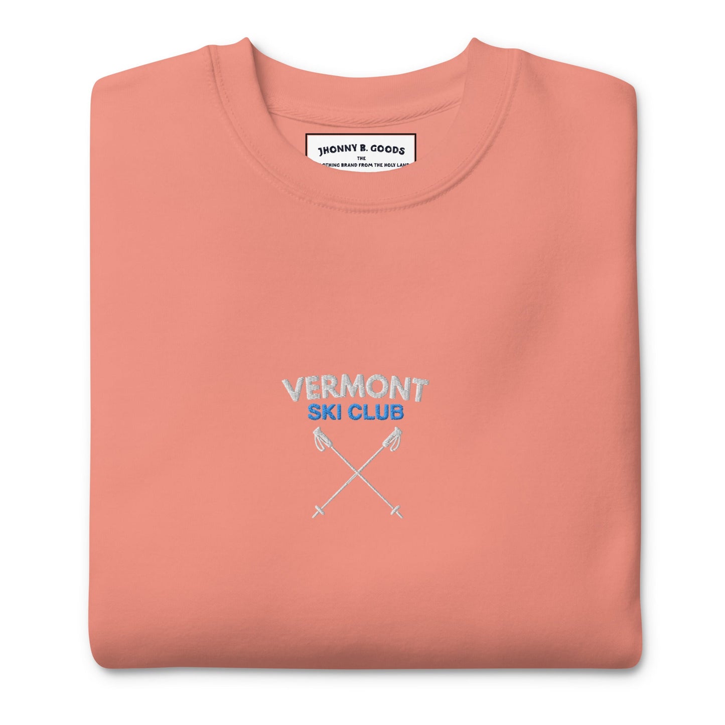 Vermont Ski Club Embroidered women's Premium Sweatshirt