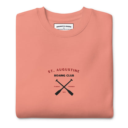 St. Augustine Rowing Club Embroidered light colors Unisex Premium Sweatshirt