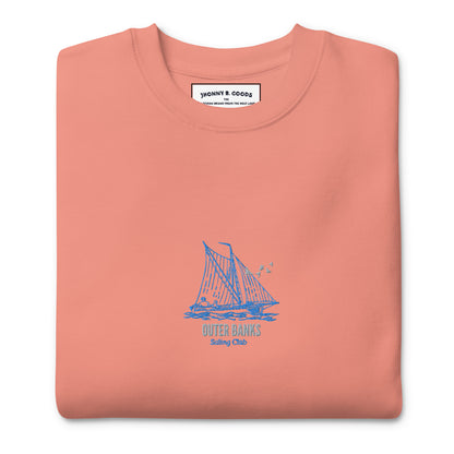 Outer Banks Sailing Club Embroidered men Premium Sweatshirt